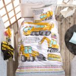 100-pamucna-ranforce-detska-postelnina-Track-Turquoise