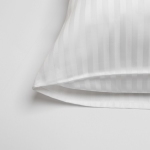 (Galena) Сет од ДВЕ 100% Памучни сатен навлаки за перници - White - Image 2