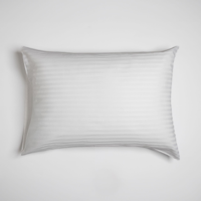 (Galena) Сет од ДВЕ 100% Памучни сатен навлаки за перници - White