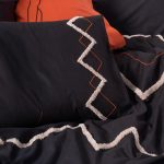 cottonbox-galena-puff-pamucna-postelnina-Mirely-Black-Tile