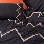 cottonbox-galena-puff-pamucna-postelnina-Mirely-Black-Tile1