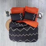 cottonbox-galena-puff-pamucna-postelnina-Mirely-Black-Tile2