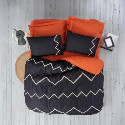 cottonbox-galena-puff-pamucna-postelnina-Mirely-Black-Tile2