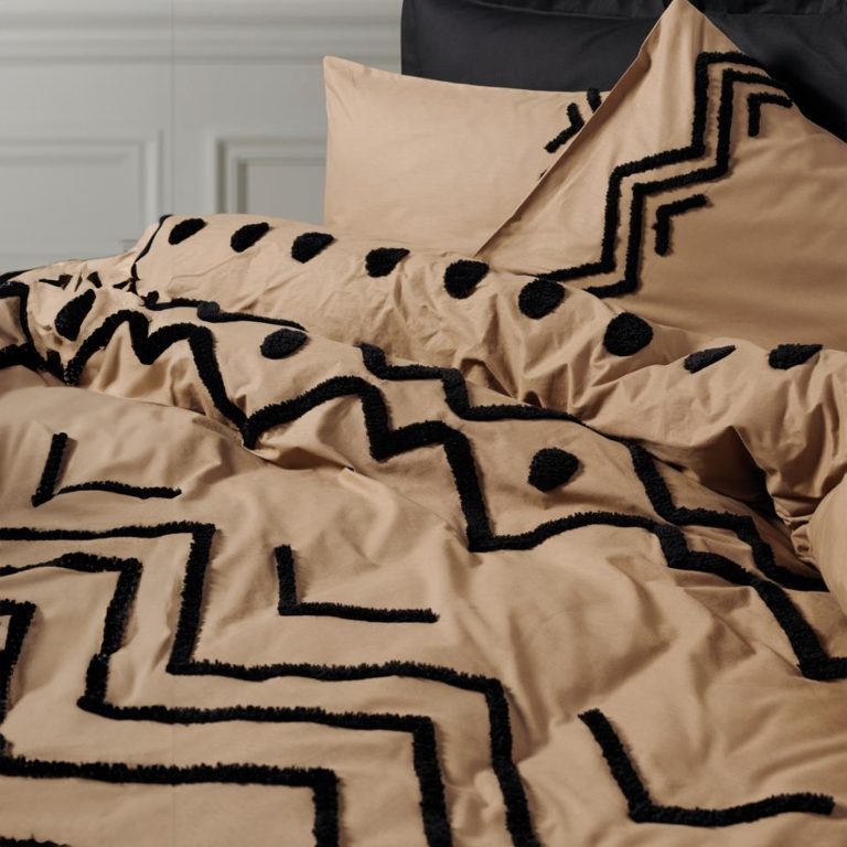 cottonbox-galena-puff-pamucna-ranforce-postelnina-Elio-Copper-Black2