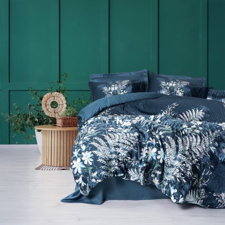 cottonbox-galena-100-pamucna-saten-postelnina-Imvelo-Petrol1