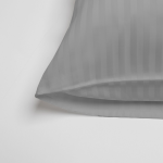 (Galena) Сет од ДВЕ 100% Памучни сатен навлаки за перници - Gray - Image 2