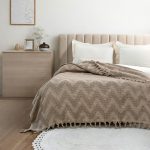 (Galena) 100% Памучно Пике/Прекривач 200*230 – Серија: Naomi - Крем