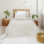 (Galena) Merlin - 100% Памучни прекривачи за тросед 170*200 - Беж - Image 6