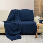 (Galena) Merlin - 100% Памучни прекривачи за тросед 170*200 - Тегет - Image 4