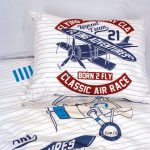 (cottonbox) Детска 100% Ranforce Памучна постелнина - Flying - Grey - Image 2