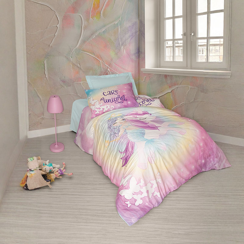 129CTN3131 - 1 (cottonbox) Детска 100% Ranforce Памучна постелнина - Sirena - Mint - Image 1