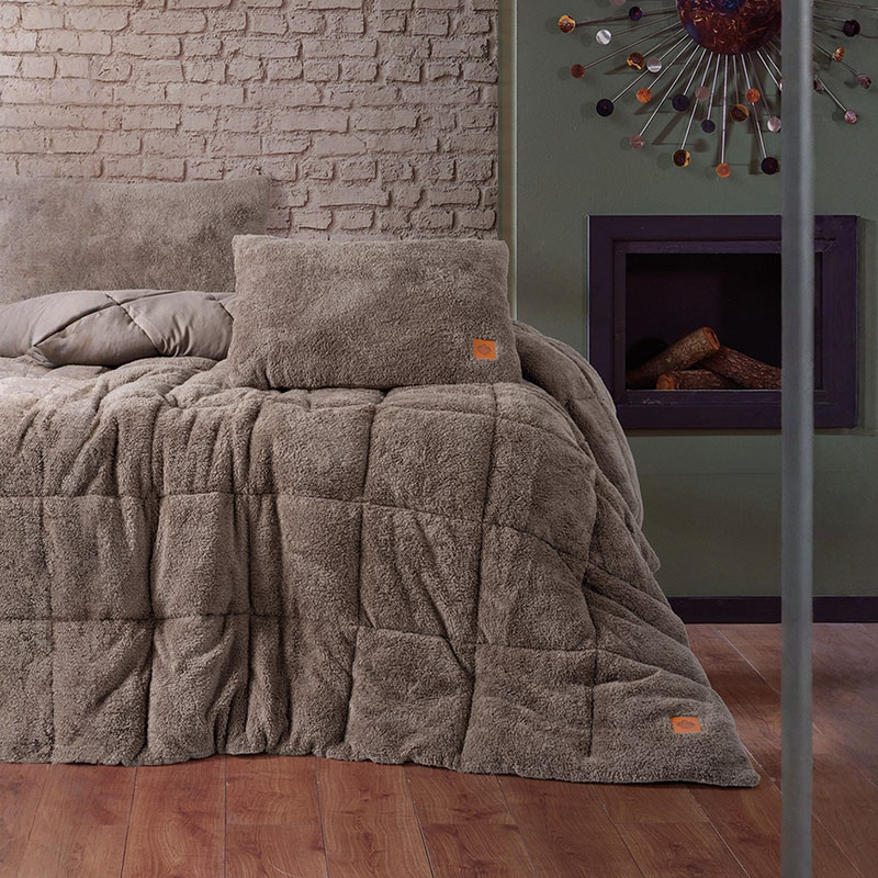 (cottonbox) Сет од јорган и перници – Pelus - Beige