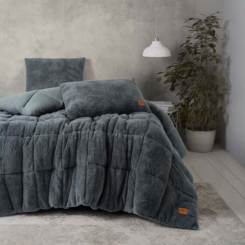 (cottonbox) Сет од јорган и перници – Pelus - Grey