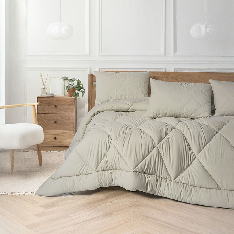 (cottonbox) Сет од јорган и перници XL  – Softwash - Stone