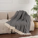 100% Памучни прекривачи за тросед 150*200 - Baliksirti - Anthracite