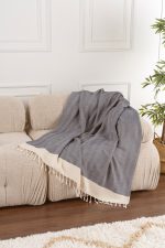 100% Памучни прекривачи за тросед 150*200 -Baliksirti - Indigo Blue