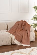 100% Памучни прекривачи за тросед 150*200 -Baliksirti - Tile Red