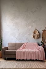 100% Памучни прекривачи за тросед 180*230 - Ayla - Pink