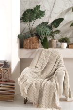 100% Памучни прекривачи за тросед 170*210 - Vizyon - Beige