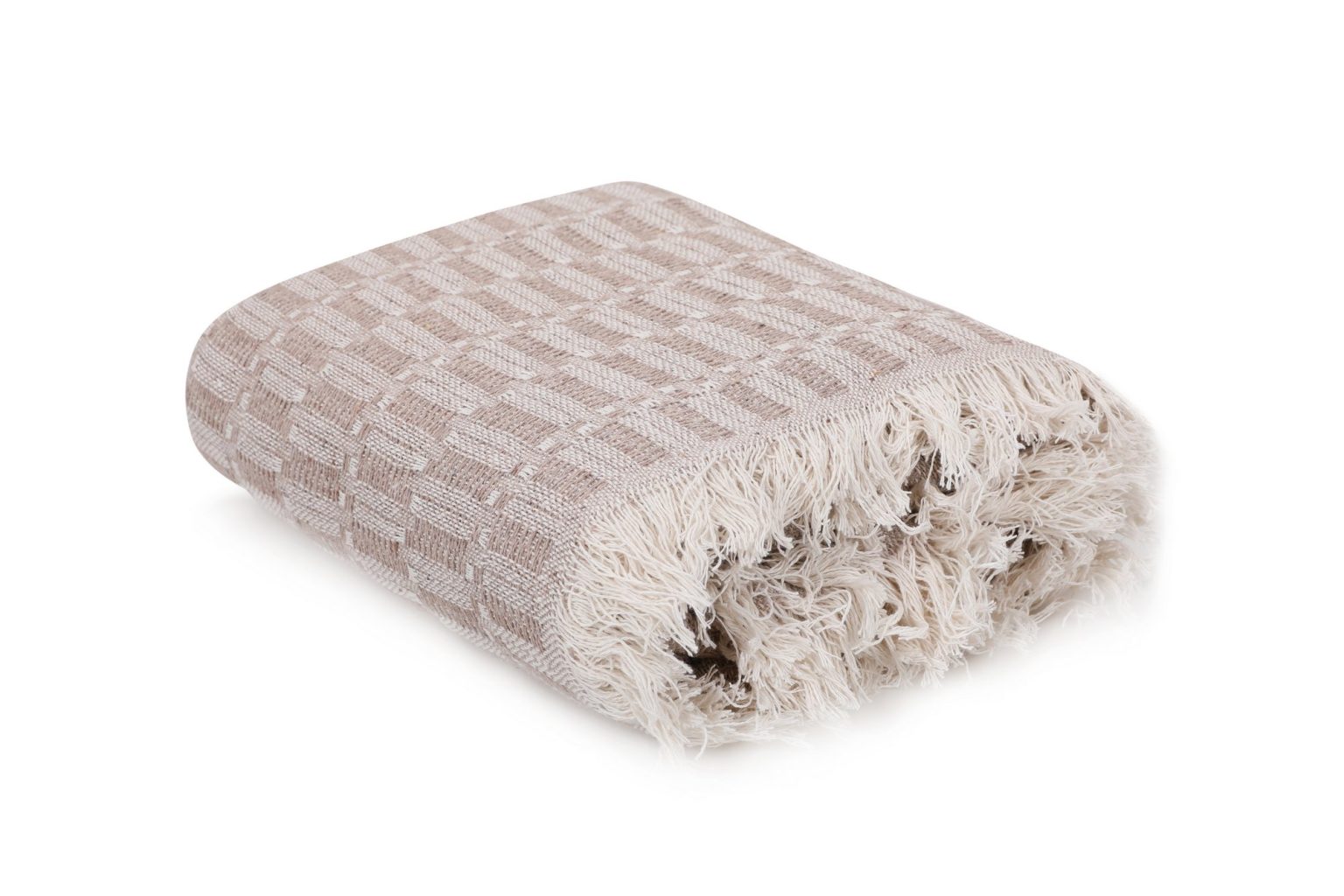 100% Памучни прекривачи за тросед 170*210 - Vizyon - Beige - Image 3