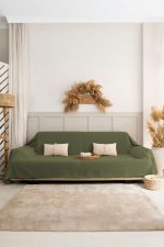 100% Памучни прекривачи за тросед 180*300 - Rio - Khaki