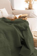 100% Памучни прекривачи за тросед 180*300 - Rio - Khaki - Image 5