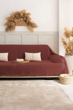 100% Памучни прекривачи за тросед 180*300 - Rio - Tile Red - Image 2