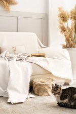 100% Памучни прекривачи за тросед 180*300 - Rio - Cream - Image 6