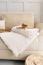 100% Памучни прекривачи за тросед 180*300 - Rio - Cream - Image 7