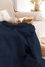 100% Памучни прекривачи за тросед 180*300 - Rio - Dark Blue - Image 6