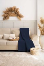 100% Памучни прекривачи за тросед 180*300 - Rio - Dark Blue - Image 2