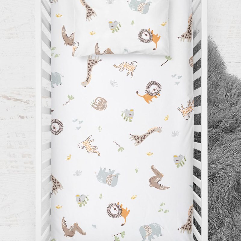 Jungle – Ranforce комплет чаршафи за монтирани бебиња Ranforce