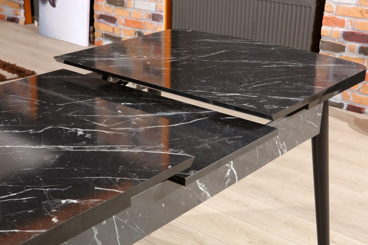 Bendir - Black – Трпезариска маса што може да се прошири - Image 2