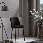 Vento - Black – Комплет столче за бар (2 парчиња)