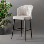 Rubi - Cream – Комплет столче за бар (2 парчиња)