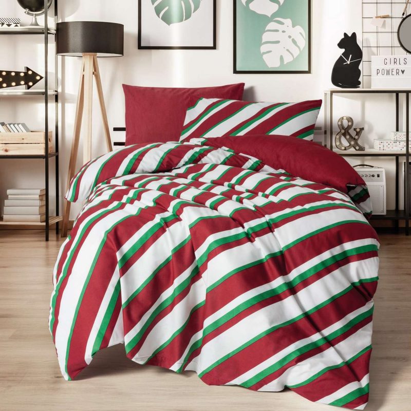 Merry - Red – Единечна Ranforce постелнина