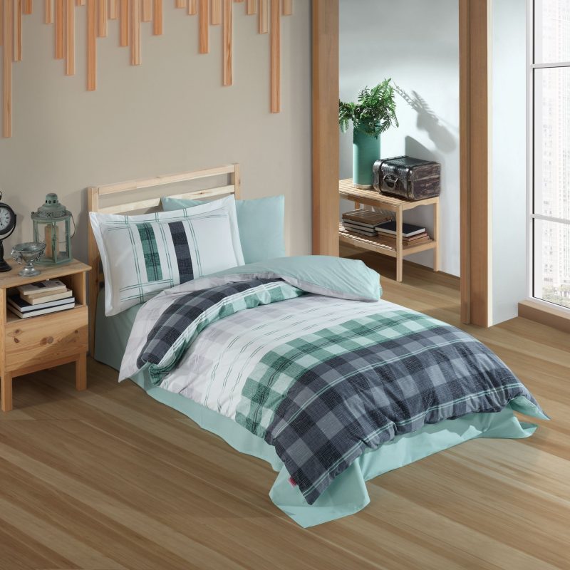 Suelita - Green – Poplin единечна постелнина