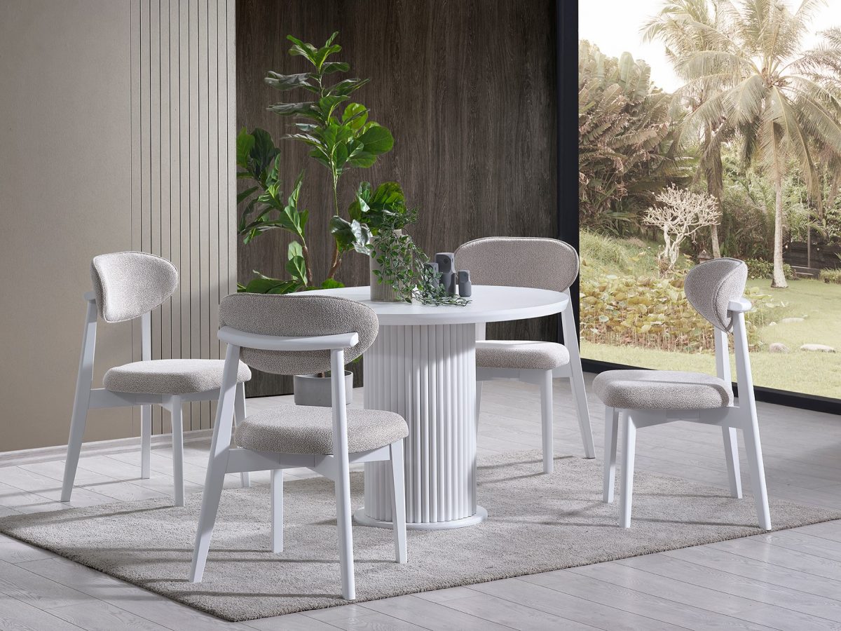 Silva - White – Трпезариска маса - Image 2