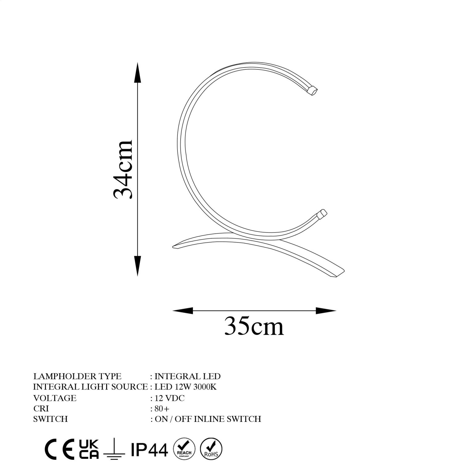 Moon - 13330 – Светилка за маса - Image 11