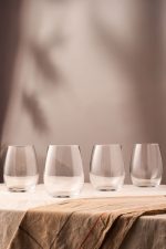 Astoria 570 - Transparent – Стаклен комплет (4 парчиња)