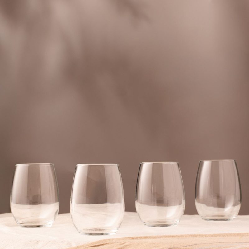 Astoria 350 - Transparent – Стаклен комплет (4 парчиња)