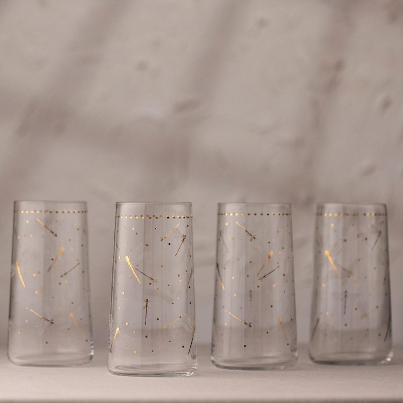 Dragonfly 520 – Стаклен комплет (4 парчиња)