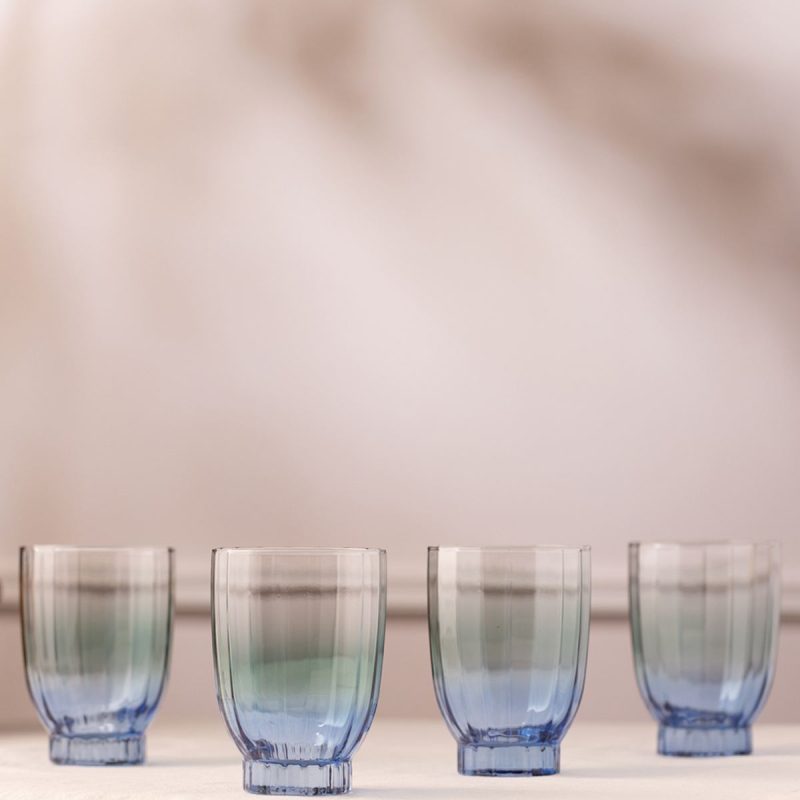 Elite 320 - Blue – Стаклен комплет (4 парчиња)