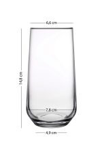 Glow 470 – Стаклен комплет (4 парчиња) - Image 4