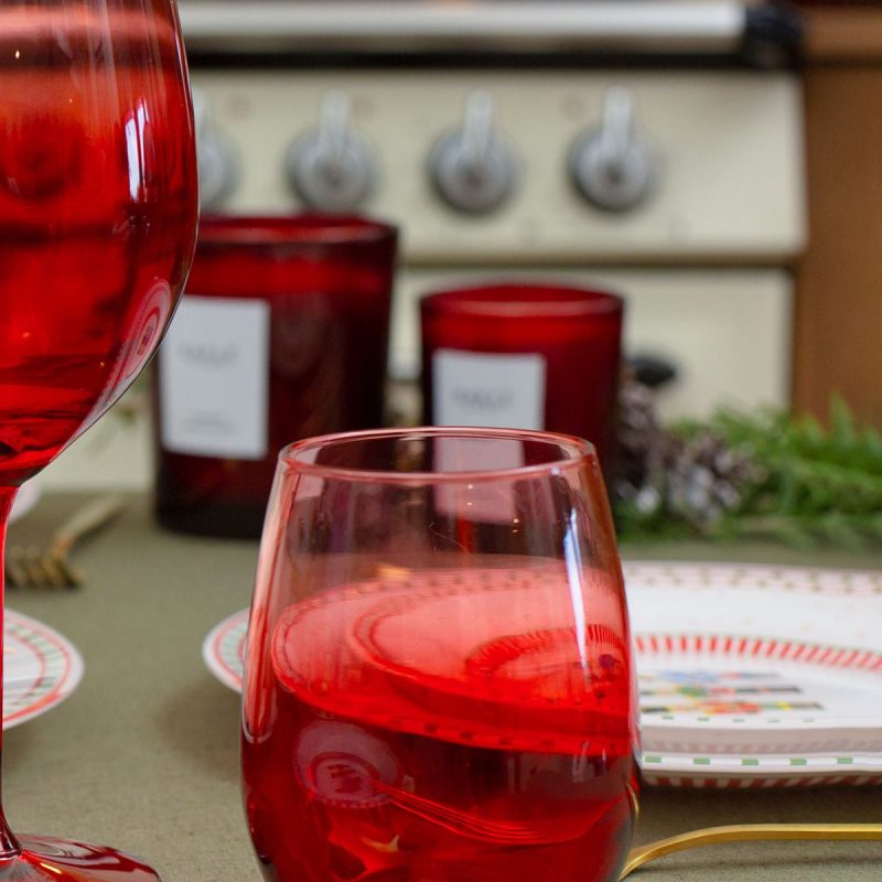 Larc 350 - Red – Стаклен комплет (4 парчиња)