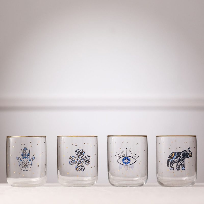 Lucky 280 – Стаклен комплет (4 парчиња)