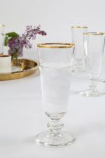 Pure 180 - Gold, Transparent – Стаклен комплет (4 парчиња) - Image 3