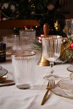 Splendid 240 - Gold, Transparent – Стаклен комплет (4 парчиња) - Image 3