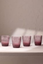 Vega 300 - Burgundy – Стаклен комплет (4 парчиња)