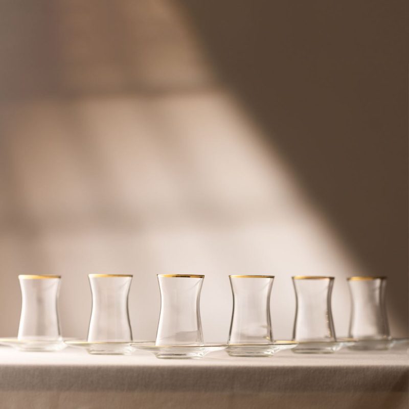 Avantgarde - Gold – Комплет чаши за чај (12 парчиња)